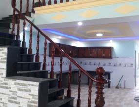 Công trình cầu thang gỗ Mỹ Phước